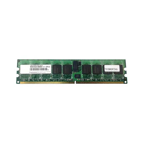 TS128MQR72V6J - Transcend 1GB DDR2-667MHz PC2-5300 ECC Registered CL5 240-Pin DIMM Dual Rank Memory Module