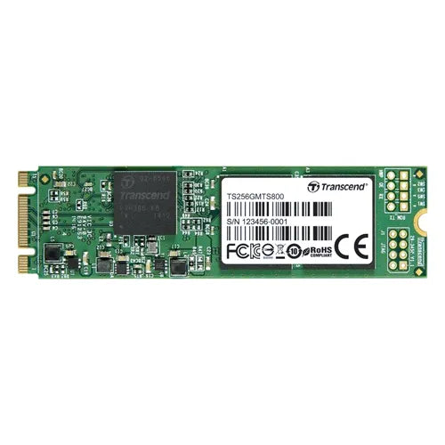 TS256GMTS800 Transcend 256GB Multi-Level Cell SATA 6Gb/s M.2 2280 Solid State Drive