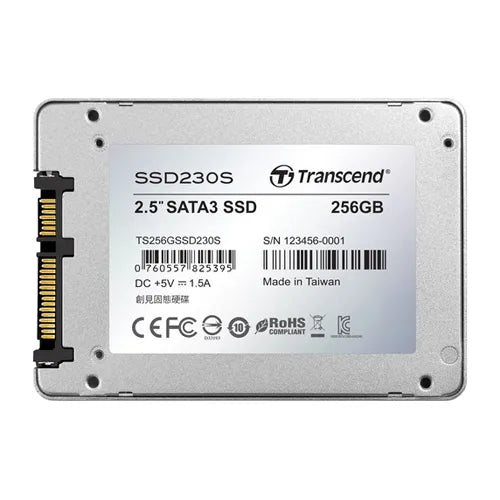 TS256GSSD230S Transcend SSD230S Series 256GB Triple-Level Cell SATA 6Gb/s 2.5-Inch Solid State Drive