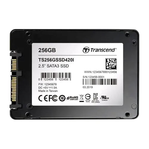 TS256GSSD420I Transcend SSD420 256GB Multi-Level Cell SATA 6Gb/s 2.5-Inch Solid State Drive