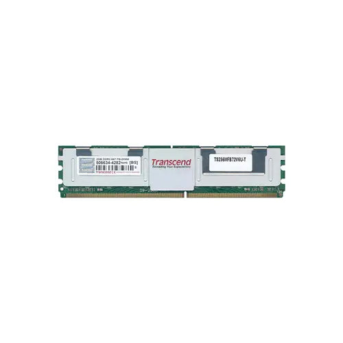 TS256MFB72V6U-T - Transcend 2GB DDR2-667MHz PC2-5300 ECC Fully Buffered CL5 240-Pin DIMM Dual Rank Memory Module