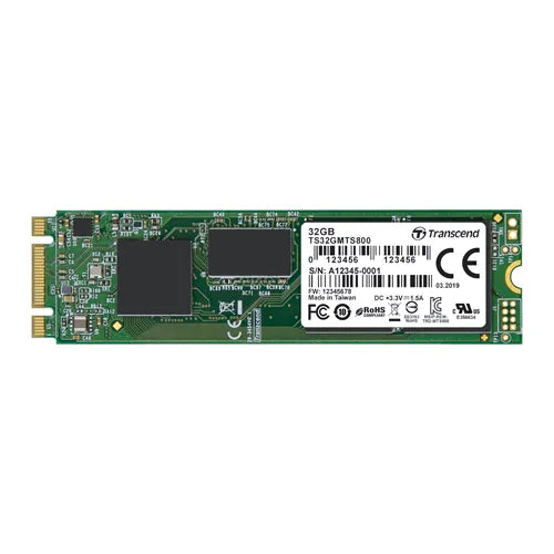 TS32GMTS800 Transcend MTS800 32GB Multi-Level Cell SATA 6Gb/s M.2 2280 Solid State Drive