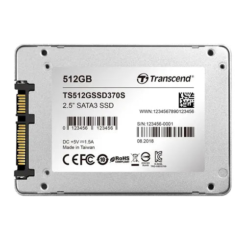 TS512GSSD370S Transcend 512GB Multi-Level-Cell SATA 6Gb/s 2.5-Inch Solid State Drive