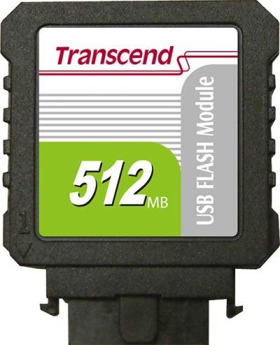 TS512MUFM-V Transcend UFM-V 512MB SLC USB 2.0 Vertical DOM Internal Solid State Drive (SSD)