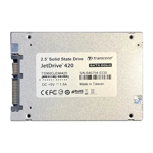 TS960GJDM420 Transcend JetDrive 420 960GB Multi-Level Cell SATA 6Gb/s 2.5-Inch Solid State Drive