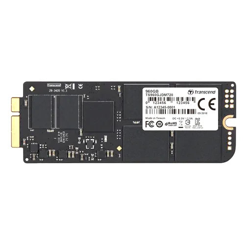 TS960GJDM720 Transcend JetDrive 720 Series 960GB Multi-Level Cell SATA 6Gb/s Solid State Drive Upgrade Kit for MacBook Pro 13