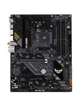 ASUS - TUF GAMING B550-PLUS WIFI II - ROG STRIX B550-F GAMING WIFI II Socket AM4 AMD B550 Chipset AMD Ryzen 5000/5000 G-Series 4000 G-Series/ 3000 Series Processors Support DDR4 4x DIMM 6x SATA 6.0Gb/s ATX Motherboard