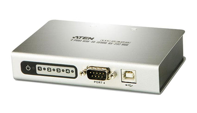 UC2324 Aten USB to Serial Hub 4 x 9-pin DB-9 Male RS-232 Serial