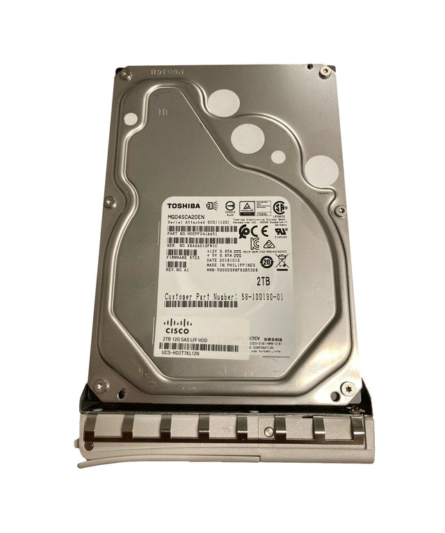 UCS-HD2T7KL12N - Cisco 2TB 7200RPM SAS 12Gb/s 3.5-Inch Hard Drive