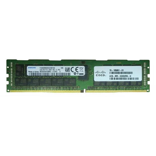 UCS-MR-X32G2RS-H Cisco 32GB DDR4-2666MHz PC4-21300 ECC Registered RDIMM CL19 2Rx4 1.2V 288-Pin Memory Module