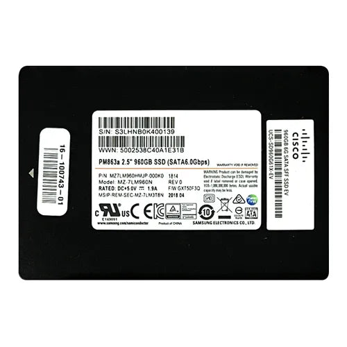 UCS-SD960G61X-EV Cisco Enterprise Value 960GB SATA 6Gb/s 2.5-Inch Solid State Drive