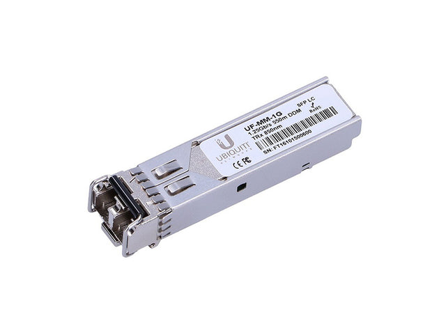 UF-MM-1G - Ubiquiti 550m 1.25Gb/s 850nm 2 x Port LC Connector (2-Pack) Multi-mode Fiber SFP Module