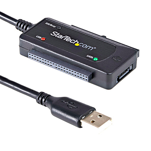 USB2SATAIDE StarTech USB 2.0 to SATA/IDE Combo Adapter for 2.5/3.5" SSD/HDD