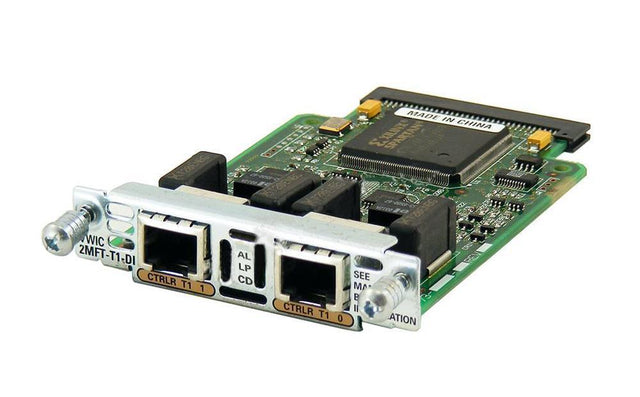 VWIC-2MFT-T1-DIR= Cisco Dual T1/Fract Multiflex Trunk with CSU/DSU D/I Prot Relays (Refurbished)