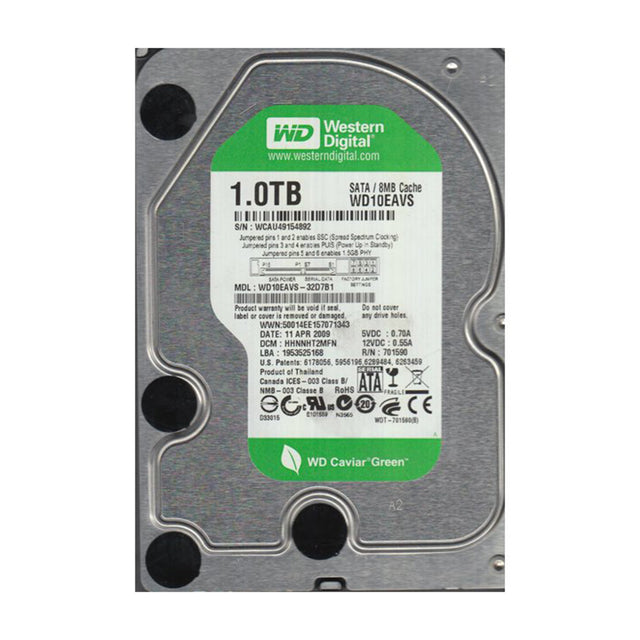 1TB 7200RPM SATA 3Gb/s 8MB Cache 3.5-Inch Hard Drive