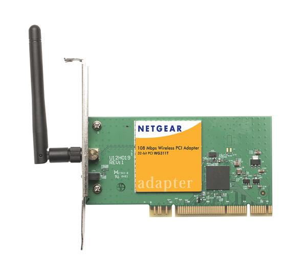 WG311T Netgear 108 Mbps Wireless PCI Adapter PCI 108Mbps (Refurbished)