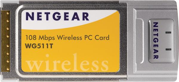 WG511TNA Netgear WG511T Wireless Adapter CardBus 108Mbps