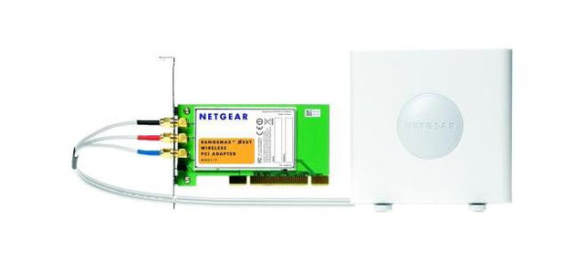 WN311T-100NAS Netgear RangeMax WN311T NEXT Wireless PCI Adapter PCI 300Mbps (Refurbished)