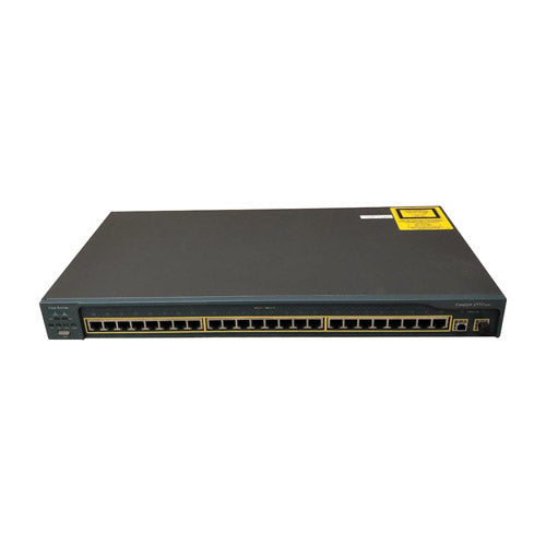 WS-C2950C-24-RF Cisco Catalyst 2950 Series 2950C-24 24 x Ports 10/100Base-TX + 2 x Ports 100Base-FX Layer 2 Managed Rack-mountable Fast Ethernet Network Switch