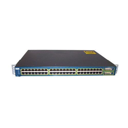 WS-C2950G-48-EI-RF Cisco Catalyst 2950 Series 2950G-48 48 x Ports 10/100Base-TX + 2 x Ports SFP Layer 2 Managed Rack-mountable Fast Ethernet Network Switch