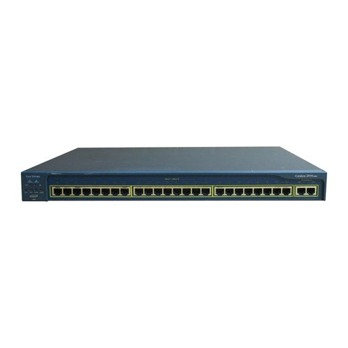 WS-C2950T-24-RF Cisco Catalyst 2950 Series C2950T-24 24 x RJ-45 Ports 10/100Base-TX + 2 x GE RJ-45 Ports Layer 2 Managed Rack-mountable Fast Ethernet Network Switch