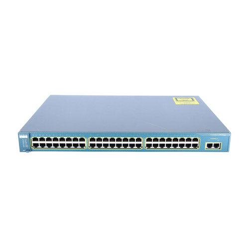 WS-C2950T-48-SI-RF Cisco Catalyst 2950 Series 2950T-48 48 x RJ-45 Ports 10/100Base-TX + 2 x GE RJ-45 Ports Layer 2 Managed Gigabit Ethernet Network Switch