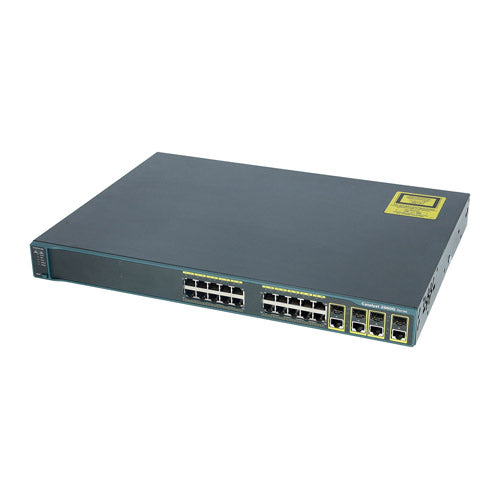 WS-C2960G-24TC-L-RF Cisco Catalyst 2960 Series C2960G-24TC 20 x RJ-45 Ports 10/100/1000Base-T + 4 x Dual-Personality RJ-45/SFP Ports Layer 2 Managed Rack-mountable Gigabit Ethernet Network Switch