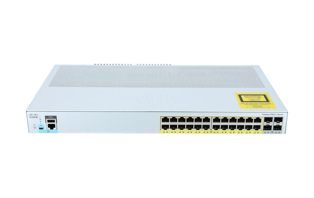 WS-C2960L24PSLL-RF - Cisco Catalyst 2960L 24P PoE+ RJ-45 Managed Switch