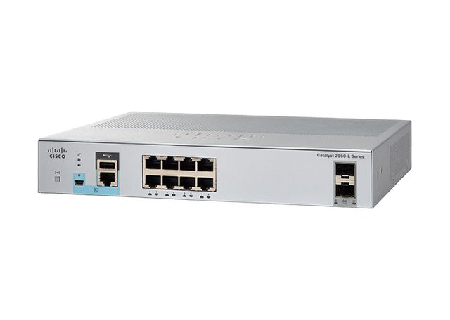 WS-C2960L8PS-LL-RF - Cisco Catalyst 2960L 8P PoE+ RJ-45 Managed Switch