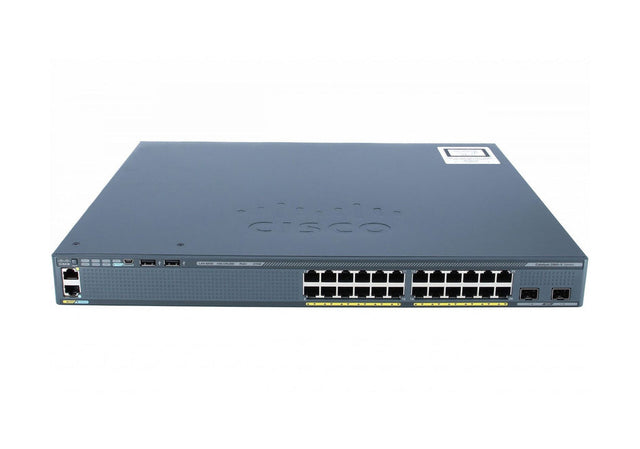 WS-C2960X-24PD-L - Cisco Catalyst 2960-X 24-Ports PoE+ RJ-45 L3 Switch