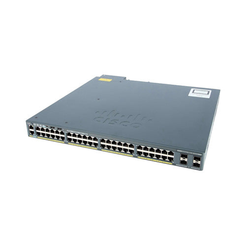 WS-C2960XR-48LPD-I Cisco Catalyst 2960-XR Series 48 x Ports PoE+ 10/100/1000Base-T + 2 x SFP+ Ports Layer 3 Managed 1U Rack-Mountable Gigabit Ethernet Network Switch