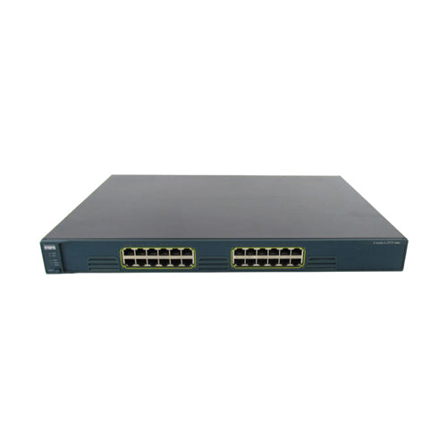 WS-C2970G-24T-E-RF Cisco Catalyst 2970 Series 2970G-24T 24 x RJ-45 Ports 10/100/1000Base-T + 4 x SFP Ports Layer 2 Managed 1U Rack-mountable Gigabit Ethernet Network Switch