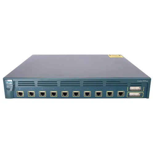 WS-C3550-12T Cisco Catalyst 3500 Series 3550-12 10 x RJ-45 Ports 10/100/1000Base-T + 2 x SFP mini-GBIC Ports Layer 2 Managed Rack-mountable Stackable Gigabit Ethernet Network Switch