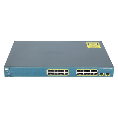 WS-C3560-24TS-S-RF Cisco Catalyst 3560 Series C3560-24TS 24 x RJ-45 Ports 10/100Base-TX + 2 x SFP Ports Layer 3 Managed 1U Rack-mountable Fast Ethernet Network Switch