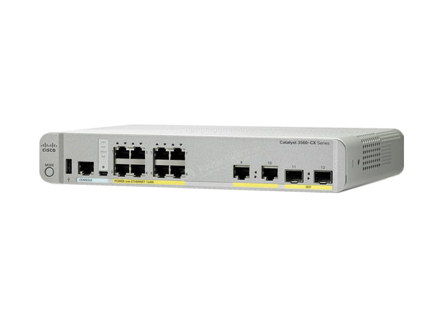 WS-C3560CX-8PCS-RF - Cisco Catalyst 3560-CX 8-Ports PoE+ RJ-45 L3 Switch