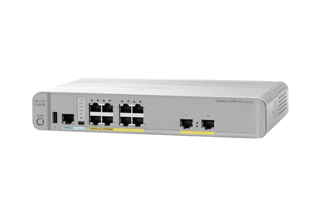 WS-C3560CX-8PTS-RF - Cisco Catalyst 3560-CX 8-Ports PoE+ RJ-45 L3 Switch