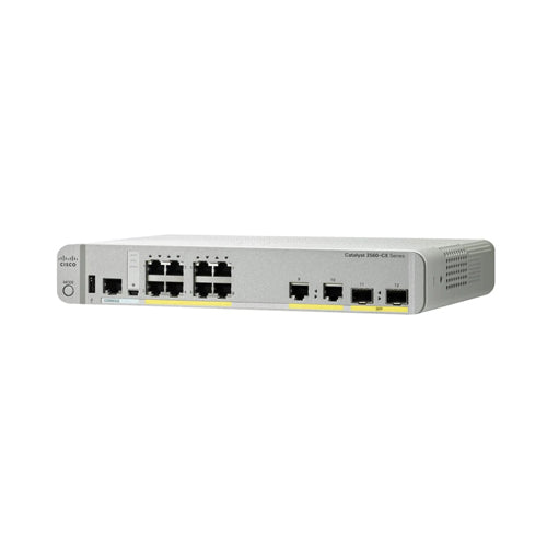 WS-C3560CX-8TCS-RF Cisco Catalyst 3560-CX Series 3560CX-8T 8 x RJ-45 Ports 10/100/1000Base-T + 2 x Copper SFP Ports + 2 x SFP Ports Layer 3 Managed 1U Rack-mountable Gigabit Ethernet Network Switch