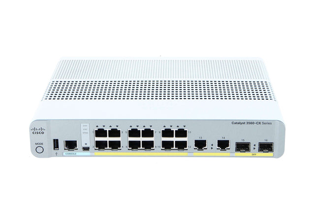 WS-C3560CX12PDS-RF - Cisco Catalyst 3560CX 12-Ports PoE RJ-45 L3 Switch