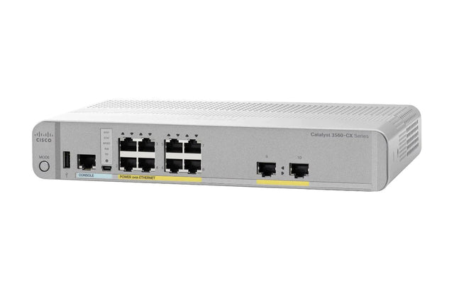 WS-C3560CX8XPDS-RF - Cisco Catalyst 3560CX 8-Ports PoE+ RJ-45 L3 Switch