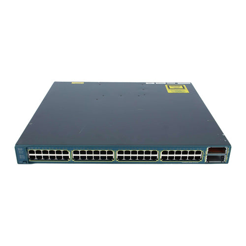 WS-C3560E-48TD-SD Cisco Catalyst 3560E Series 3560E-48TD 48 x RJ-45 Ports 10/100/1000Base-T + 2 x SFP+ X2 Ports Layer 3 Managed Rack-mountable Gigabit Ethernet Network Switch