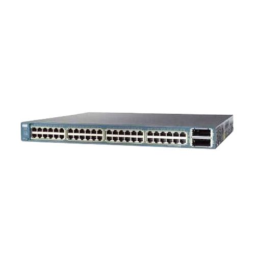 WS-C3560E48PDEF-RF Cisco Catalyst 3560-E Series 3560E-48PD 48 x RJ-45 Ports PoE+ 10/100/1000Base-T + 2 x SFP+ X2 Ports Layer 3 Managed 1U Rack-mountable Gigabit Ethernet Network Switch