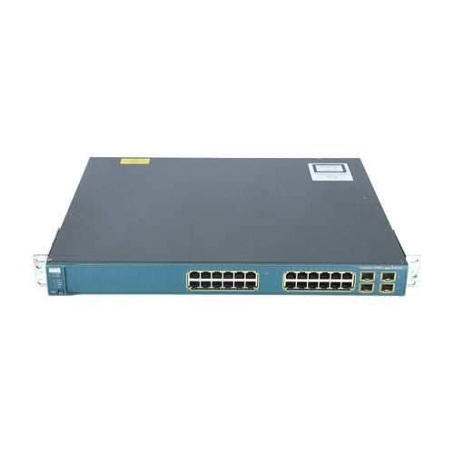 WS-C3560G-24PSE-RF Cisco Catalyst 3560 Series 3560G-24P 24 x RJ-45 Ports PoE 10/100/1000Base-T + 4 x SFP Ports Layer 3 Managed Rack-mountable Gigabit Ethernet Network Switch