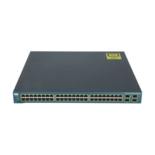 WS-C3560G-48PSE-RF Cisco Catalyst 3560 Series 3560G-48PS 48 x RJ-45 Ports PoE 10/100/1000Base-T + 4 x SFP Ports Layer 3 Managed 1U Rack-mountable Gigabit Ethernet Network Switch