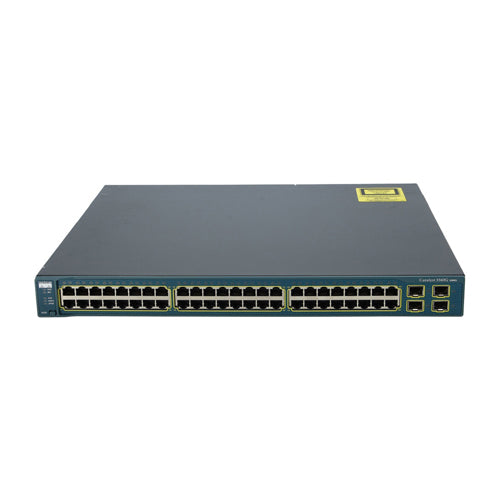 WS-C3560G-48TSE-RF Cisco Catalyst 3560 Series C3560G-48TS 48 x RJ-45 Ports 10/100/1000Base-T + 4 x SFP Ports Layer 3 Managed 1U Rack-mountable Gigabit Ethernet Network Switch