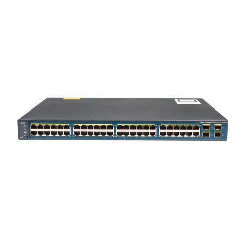 WS-C3560V248PSE-RF Cisco Catalyst 2960-S Series C2960S-F48TS 48 x RJ-45 Ports 10/100Base-TX + 2 x SFP Ports Layer 2 Managed Rack-mountable Fast Ethernet Network Switch