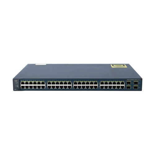 WS-C3560V248TSE-RF Cisco Catalyst 2960-S Series C2960S-F48TS 48 x RJ-45 Ports 10/100Base-TX + 2 x SFP Ports Layer 2 Managed Rack-mountable Fast Ethernet Network Switch