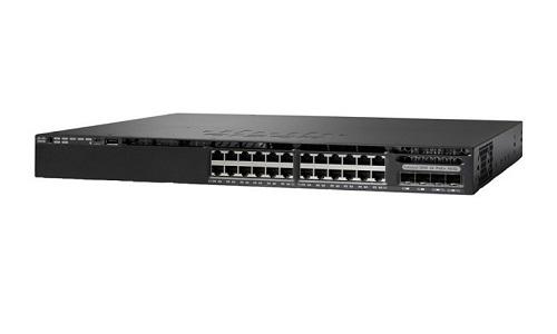 WS-C3650-24PS-E - Cisco Catalyst 3650 24-Ports PoE+ RJ-45 L3 Switch