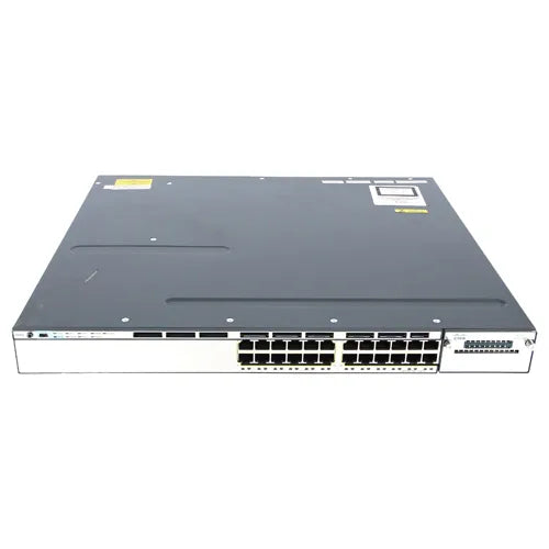 WS-C3750X-24T-S-V02 Cisco Catalyst 3750X V02 24-Port PoE Gigabit Network Switch W/ 2X Pws 2X Fan