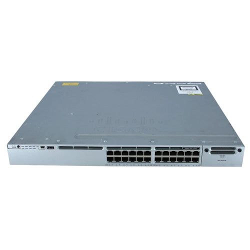 WS-C3850-24P-L-A1 Cisco Catalyst 3850 Series 3850-24P 24 x RJ-45 Ports PoE+ 10/100/1000Base-T Layer 3 Managed 1U Rack-Mountable Gigabit Ethernet Network Switch