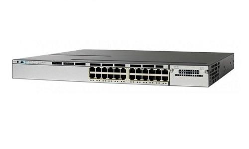 WS-C3850-24T-E - Cisco Catalyst 3850 24-Ports RJ-45 Layer 3 Switch